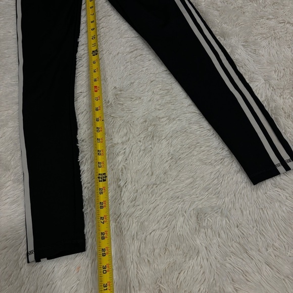 Adidas Women's High Rise 3-Stripes Aeroready black Leggings size small - Picture 4 of 13